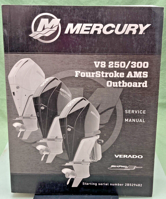 GEN. MERCURY 90-8M0182077 V8 250/300 FOURSTROKE AMS OUTBOARD SERVICE MANUAL '21