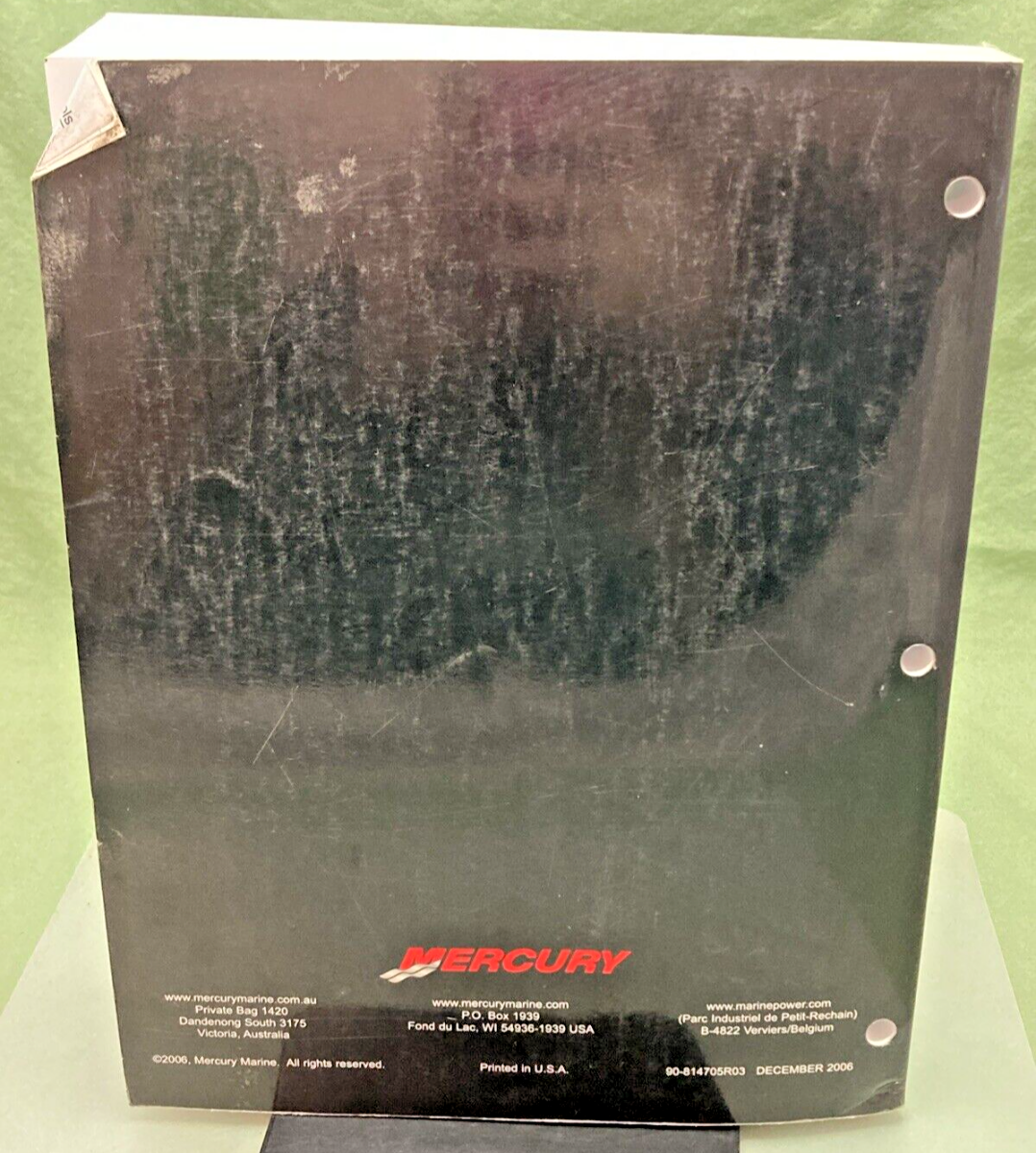 GENUINE MERCURY 90-814705R03 REMOTE CONTROLS SERVICE MANUAL 2006