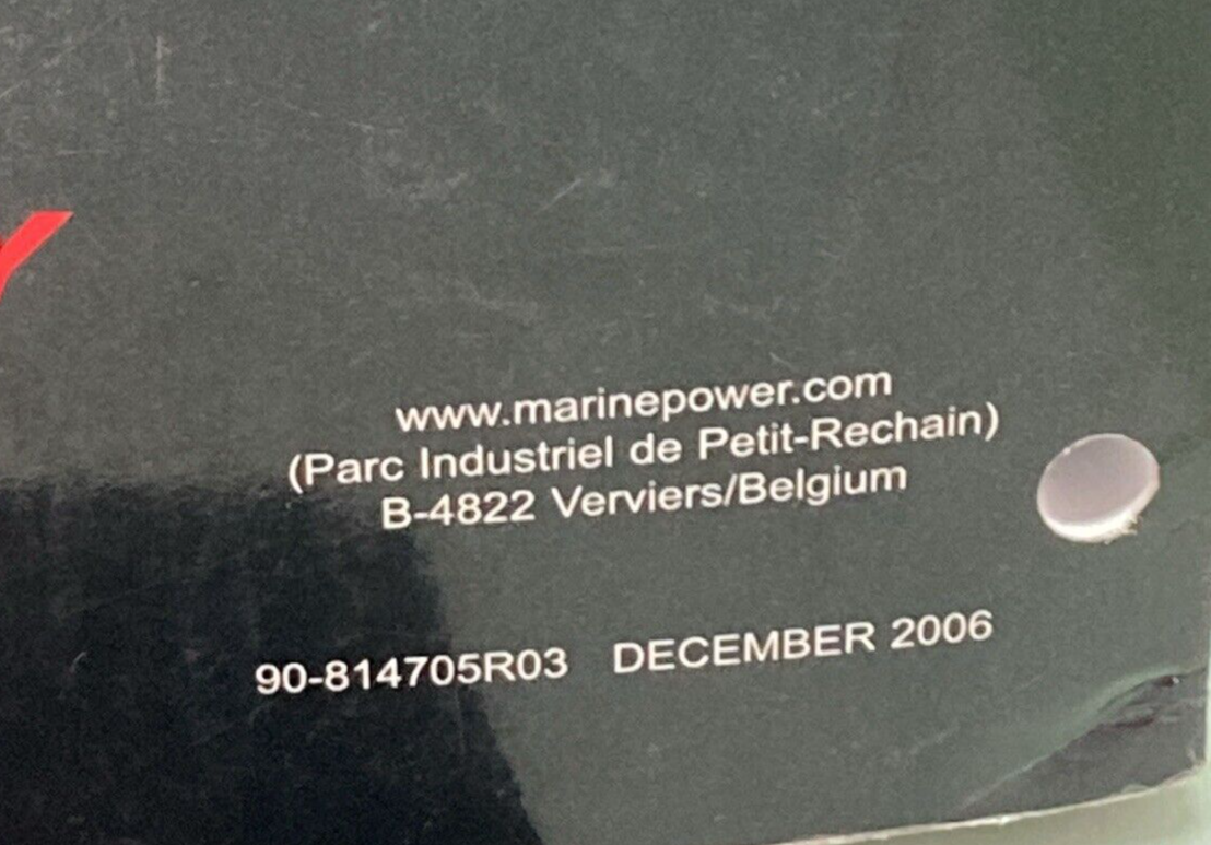 GENUINE MERCURY 90-814705R03 REMOTE CONTROLS SERVICE MANUAL 2006