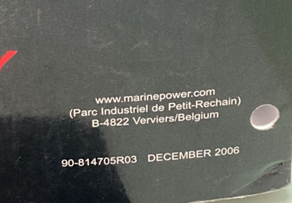 GENUINE MERCURY 90-814705R03 REMOTE CONTROLS SERVICE MANUAL 2006