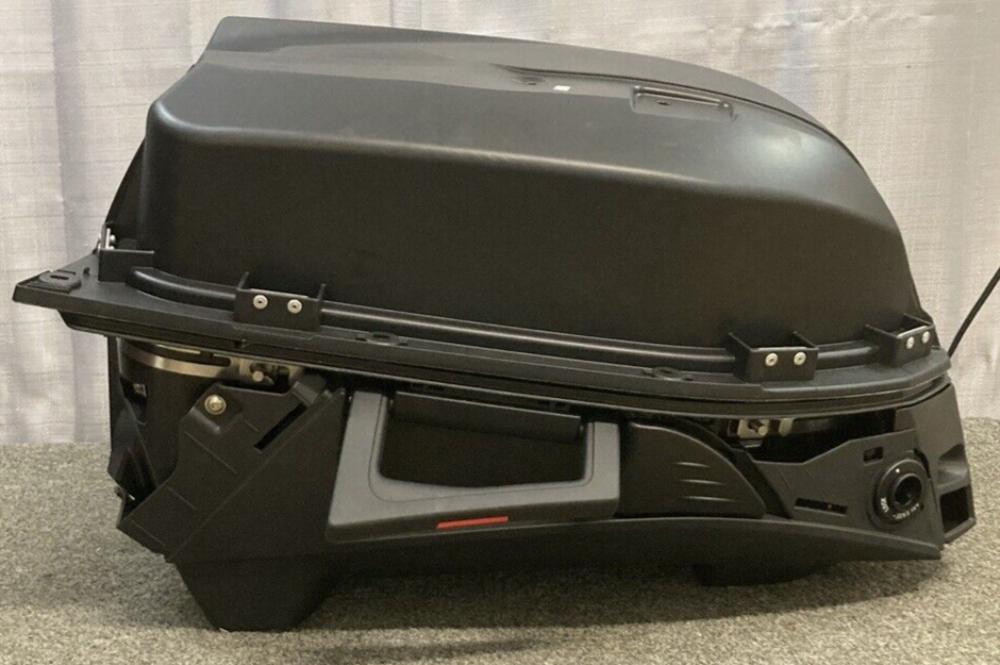 NEW BMW 46548532510 PANNIER BAG SADDLE BAG LEFT LOCKING W/ HANDLE BLACK