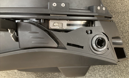 NEW BMW 46548532510 PANNIER BAG SADDLE BAG LEFT LOCKING W/ HANDLE BLACK