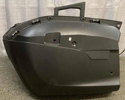 NEW BMW 46548532510 PANNIER BAG SADDLE BAG LEFT LOCKING W/ HANDLE BLACK