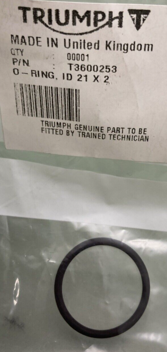 NEW GENUINE TRIUMPH T3600253 O Ring