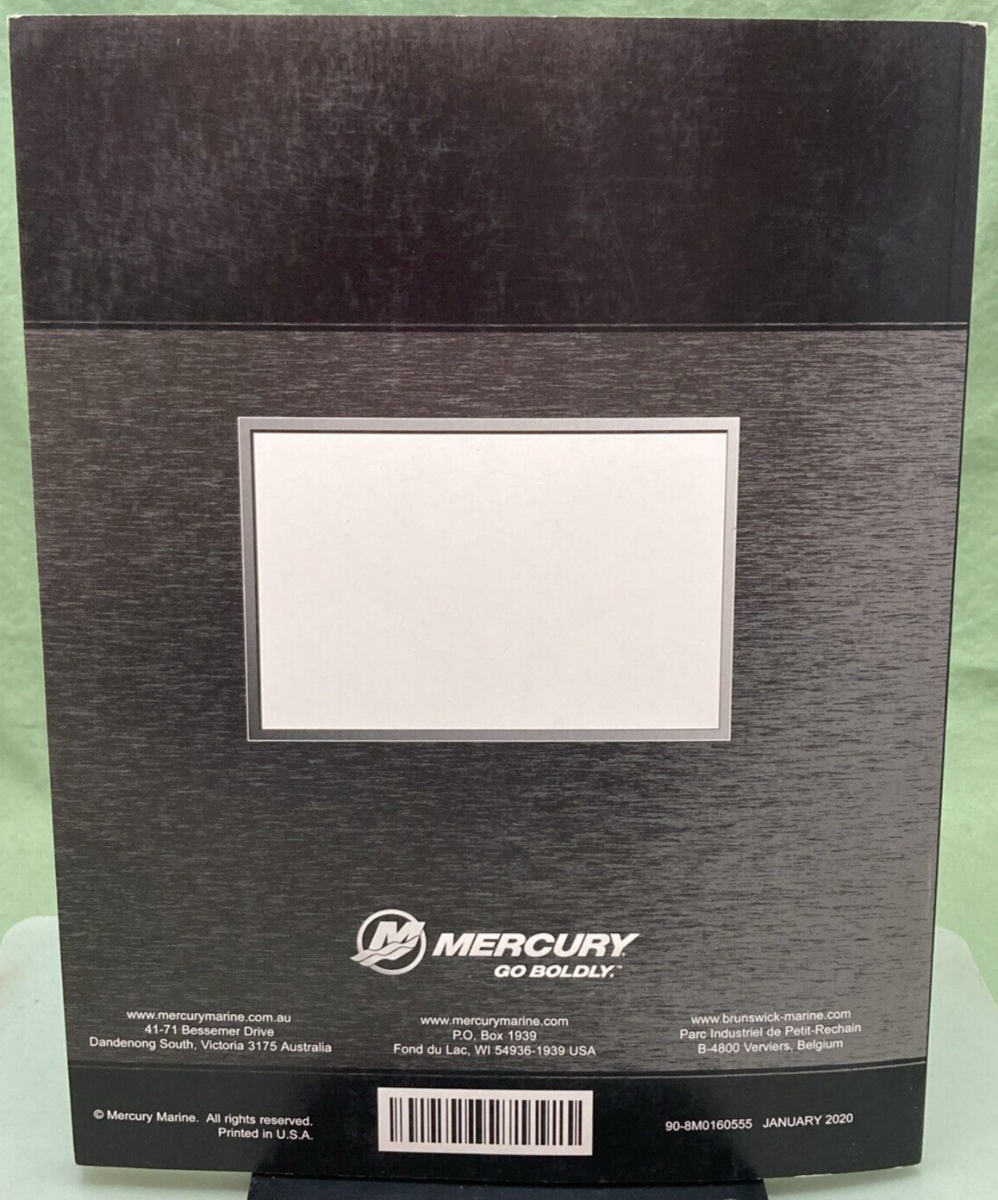 GENUINE MERCURY 90-8M0160555 ECM 555 DIAGNOSTIC SERVICE MANUAL #36 2020