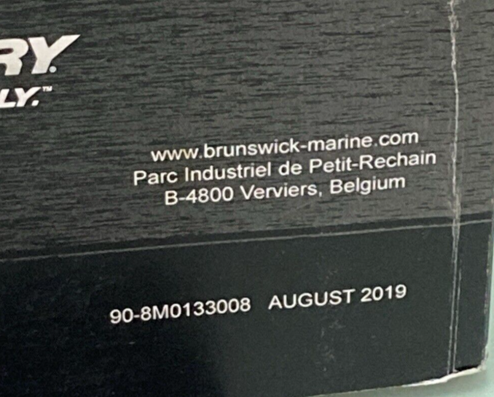 GENUINE MERCURY 90-8M0133008 200-400 AND 400R MERCURY VERADO SERVICE MANUAL 2019