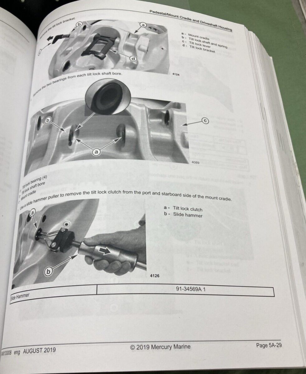 GENUINE MERCURY 90-8M0133008 200-400 AND 400R MERCURY VERADO SERVICE MANUAL 2019