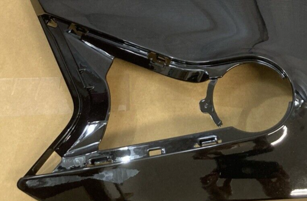 NEW GENUINE BMW 46638393427 SIDE TRIM PANEL BAGGER UPPER LEFT BLACKSTORM