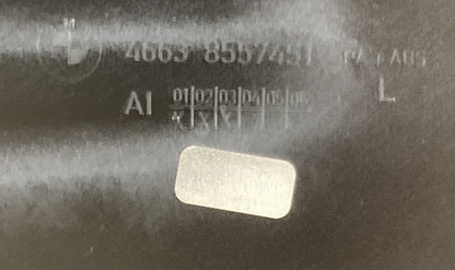 NEW GENUINE BMW 46638393427 SIDE TRIM PANEL BAGGER UPPER LEFT BLACKSTORM