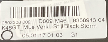 NEW GENUINE BMW 46638393427 SIDE TRIM PANEL BAGGER UPPER LEFT BLACKSTORM