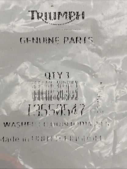 NEW GENUINE TRIUMPH T3550547 Washer, Cu, OD19.0, ID14.2, 1.5
