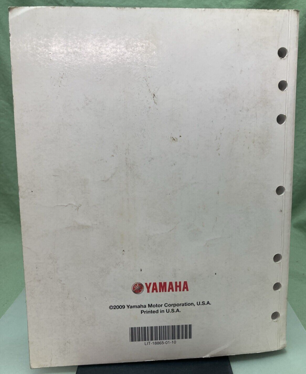 GENUINE YAMAHA LIT-18865-01-10 MARINE TECHNICAL GUIDE 2010