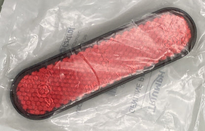 NEW GENUINE TRIUMPH T2700443 Reflector, Red Oval, Us, Uc, Ca, Sg