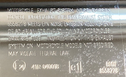 NEW REMUS 7783 089518L EXHAUST MUFFLER ASSEMBLY LEFT CHROME FOR BMW 8558278