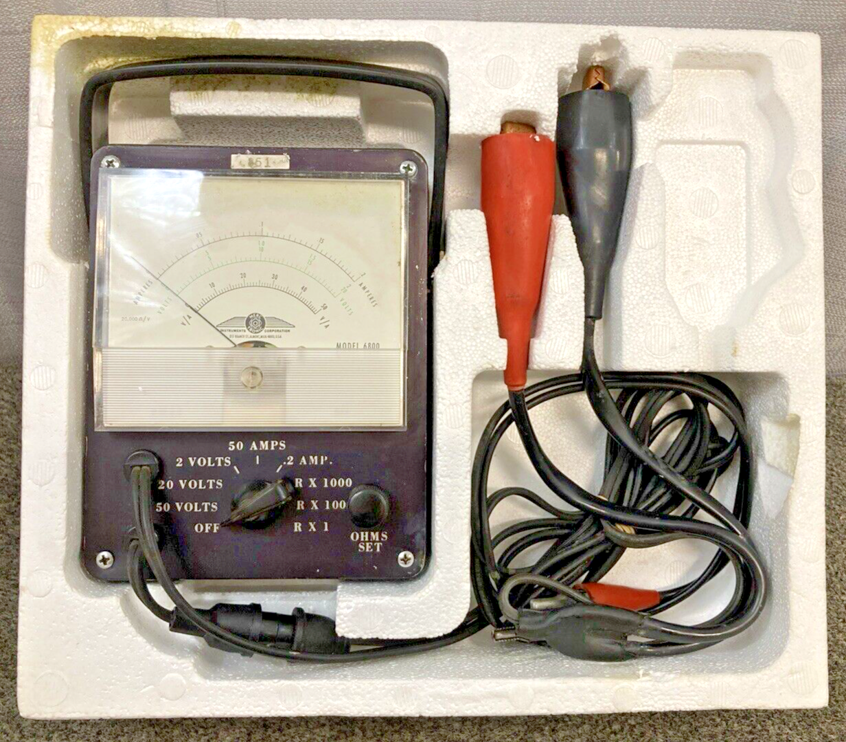 NEW MERC-O-TRONIC MODEL 6800 VOLT-AMP-OHMMETER INCOMPLETE KIT