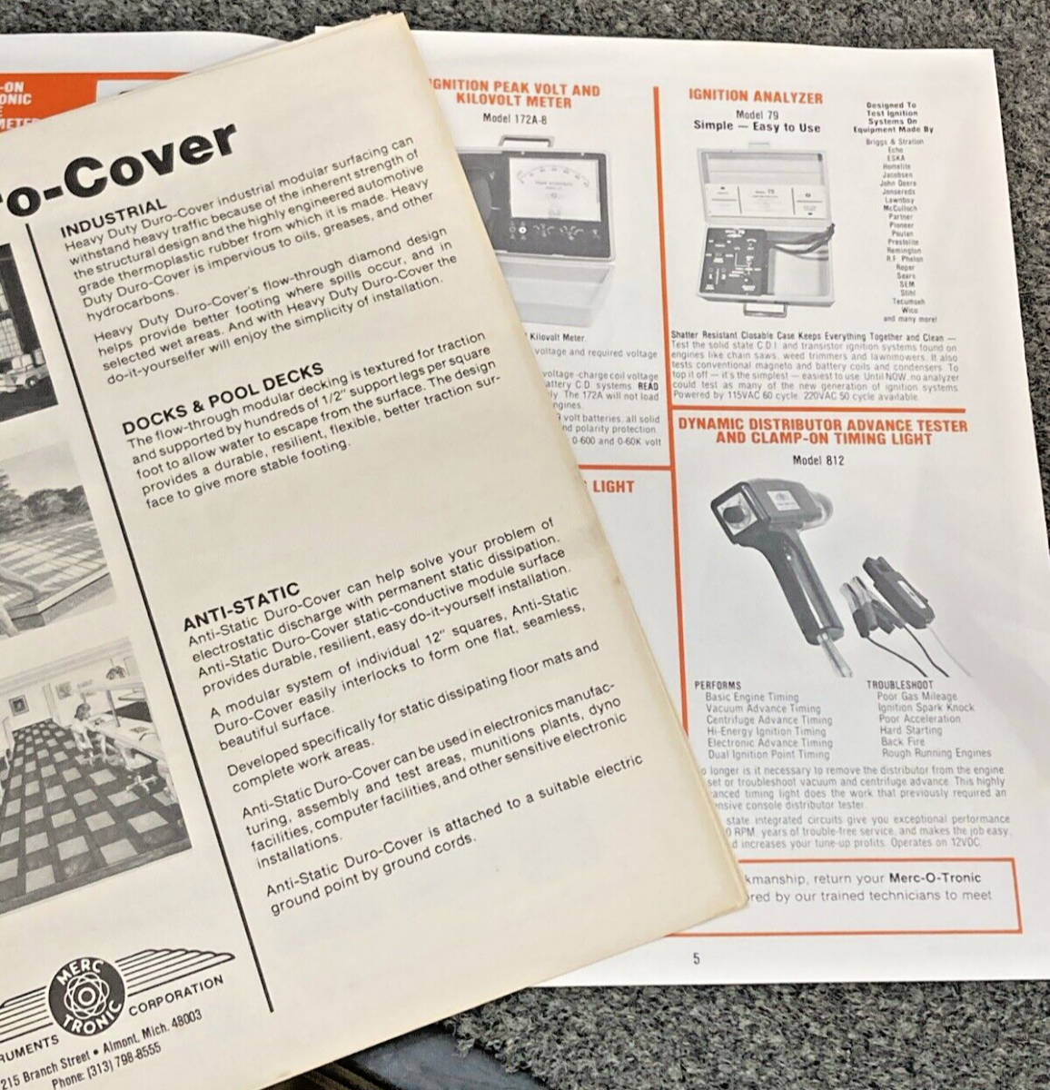 NEW MERC-O-TRONIC MODEL 6800 VOLT-AMP-OHMMETER INCOMPLETE KIT