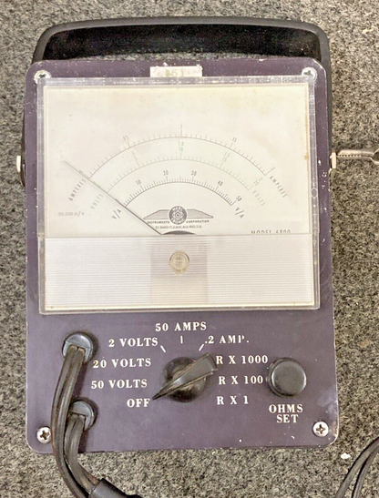 NEW MERC-O-TRONIC MODEL 6800 VOLT-AMP-OHMMETER INCOMPLETE KIT