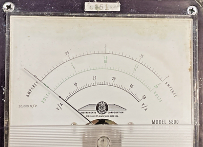 NEW MERC-O-TRONIC MODEL 6800 VOLT-AMP-OHMMETER INCOMPLETE KIT