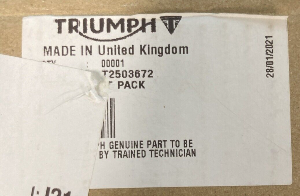 NEW GENUINE TRIUMPH T2503672 INSTRUMENT PANEL PACK FITS 2012 - 2017 TIGER
