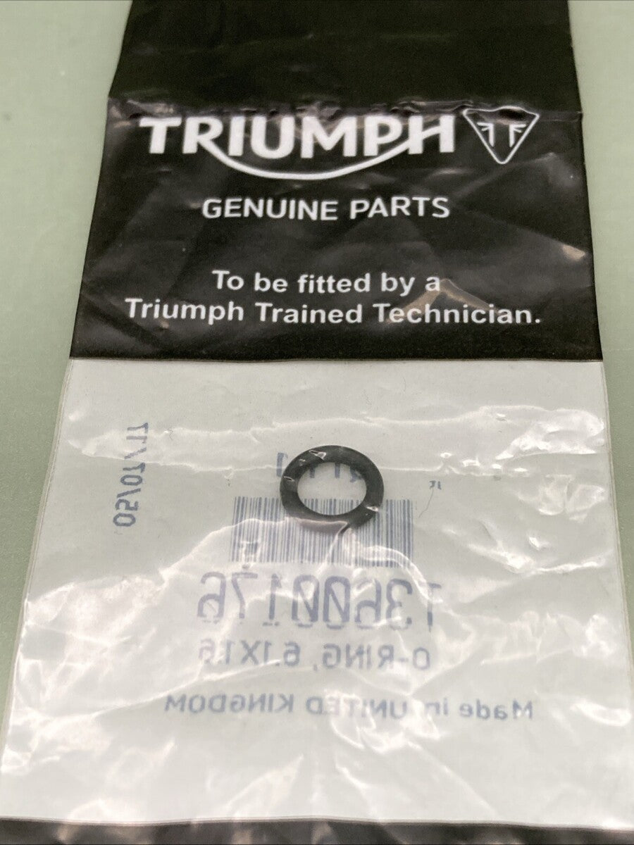 NEW GENUINE TRIUMPH T3600176 O Ring, 6.1 X 1.6