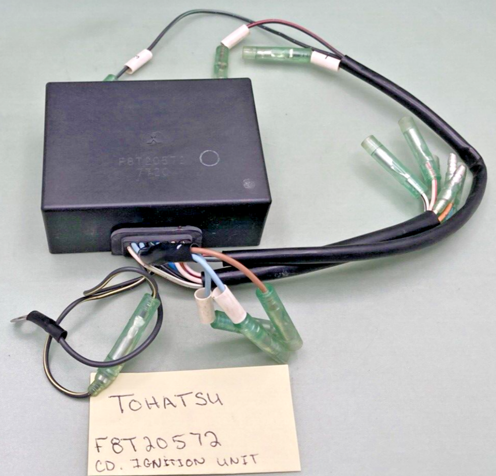 NEW REPLACES TOHATSU F8T20572 CD. IGNITION UNIT