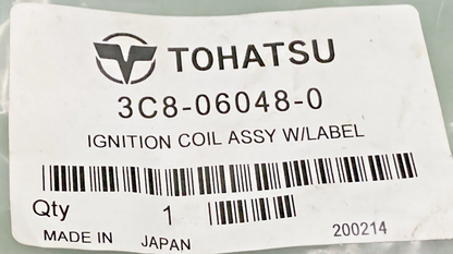 NEW GENUINE TOHATSU 3C8060480 IGNITION COIL WITH RESISTANCE