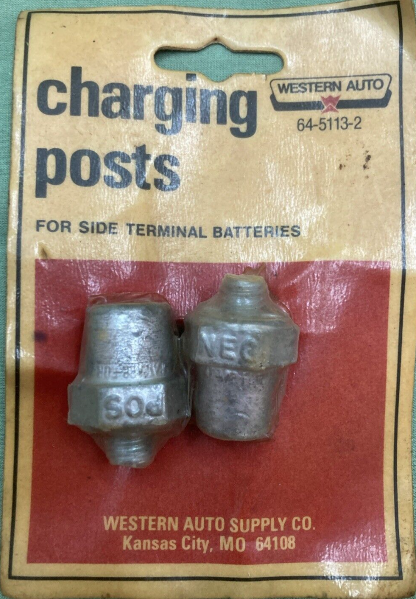 NEW WESTERN AUTO 64-5113-2 CHARGING POST SET SIDE TERMINAL POS & NEG