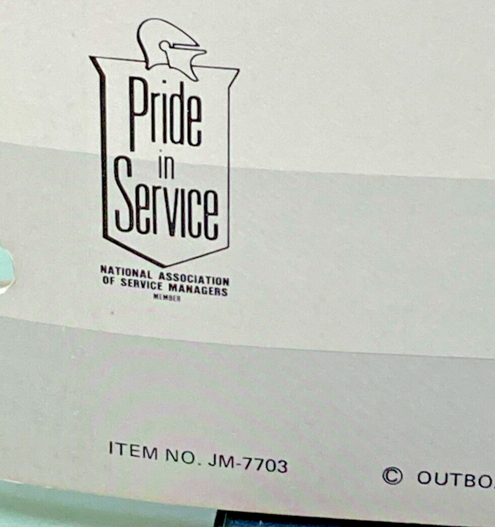 JOHNSON OUTBOARD SERVICE MANUAL SET JM-7701, 7702, JM-7703 1977