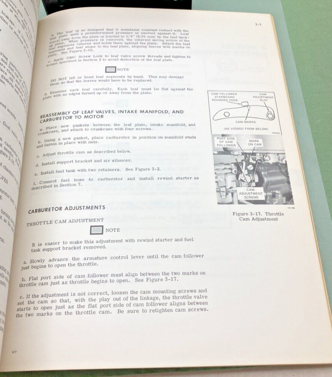 JOHNSON OUTBOARD SERVICE MANUAL SET JM-7701, 7702, JM-7703 1977