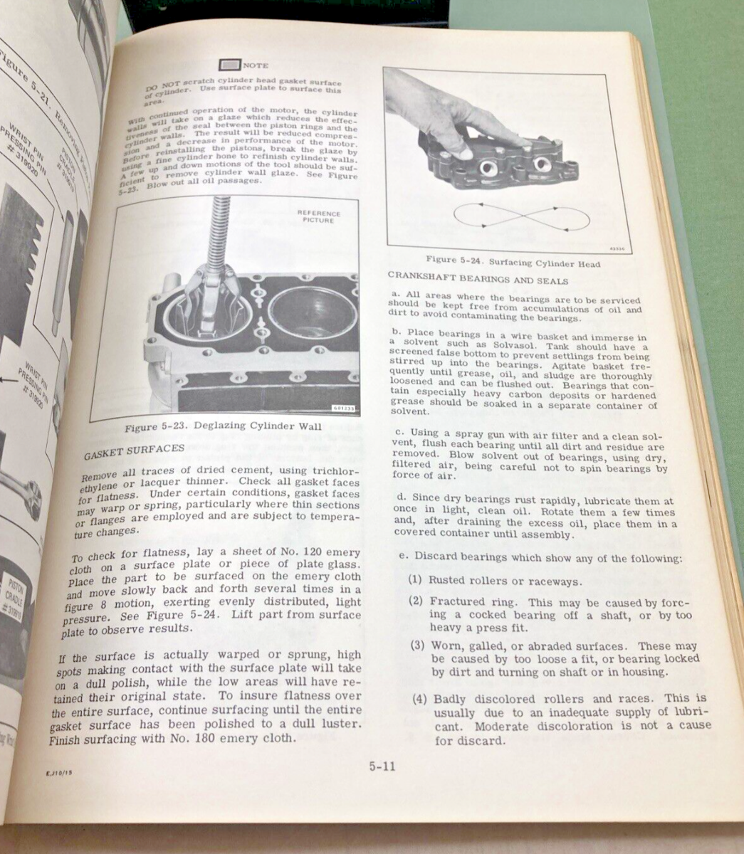 JOHNSON OUTBOARD SERVICE MANUAL SET JM-7704, JM-7705, JM-7706 1977