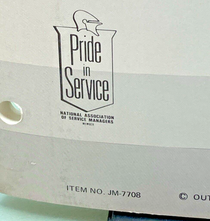 JOHNSON OUTBOARD SERVICE MANUAL SET JM-7707, JM-7708, JM-7709 1977