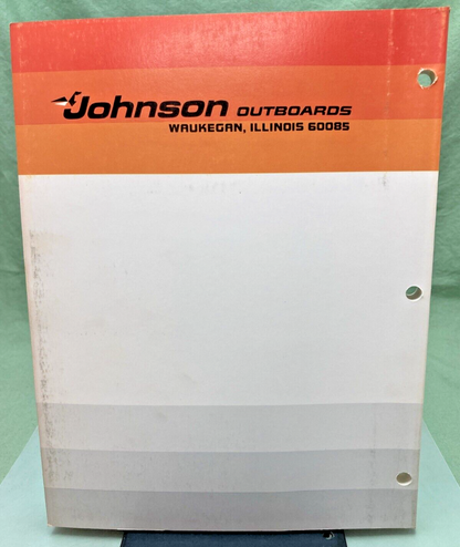 JOHNSON OUTBOARD SERVICE MANUAL SET JM-7710, JM-7711 1977