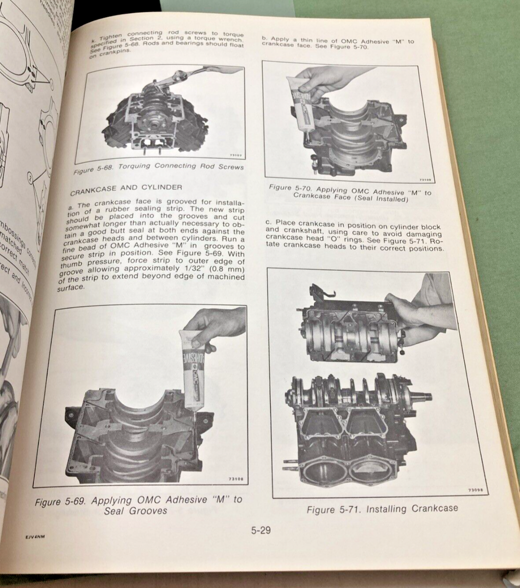 JOHNSON OUTBOARD SERVICE MANUAL SET JM-7710, JM-7711 1977