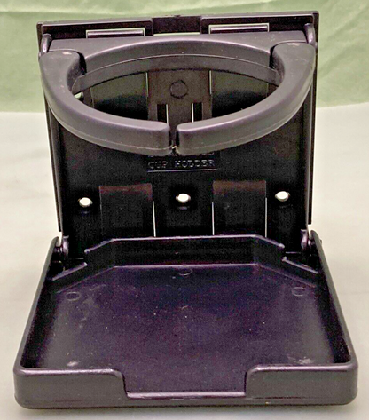 NEW REPLACES INVINCIBLE MARINE BR52016 FOLD-UP ADJUSTABLE DRINK HOLDER BLACK