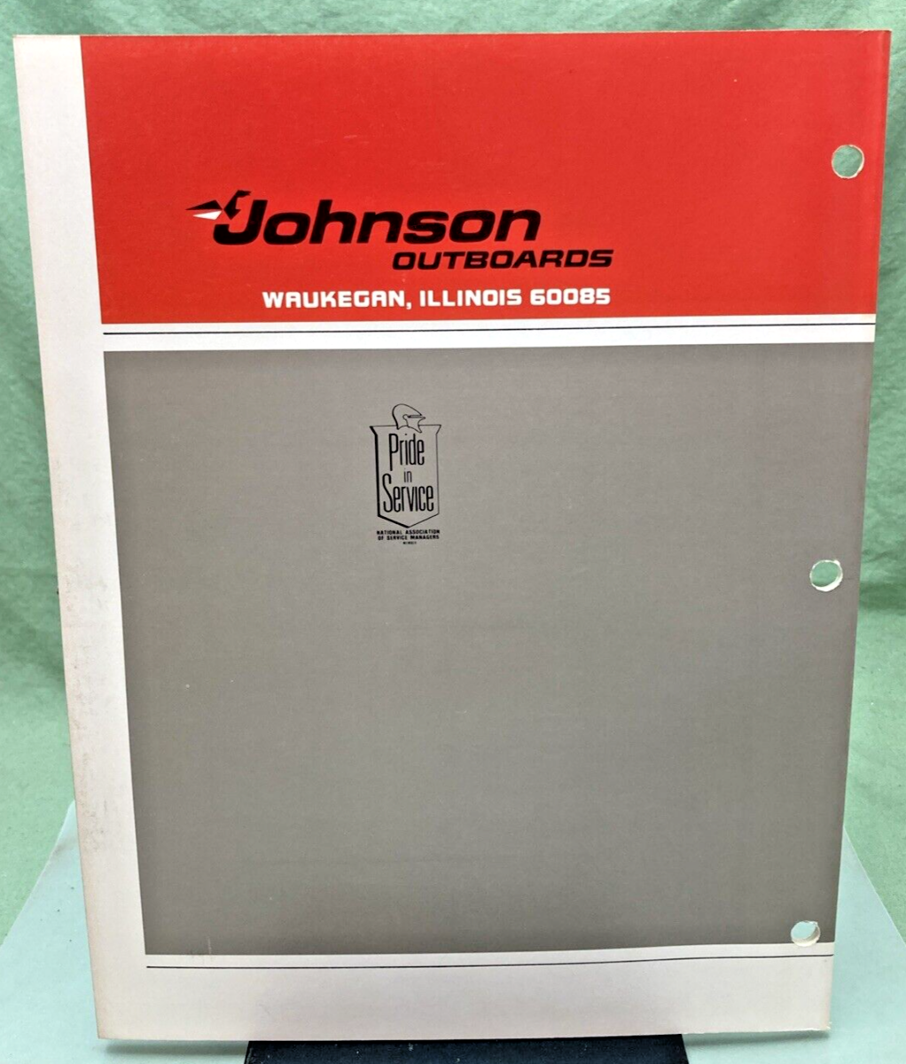 JOHNSON OUTBOARDS JM-7801, JM-7802, JM-7803 SERVICE MANUAL SET 1978