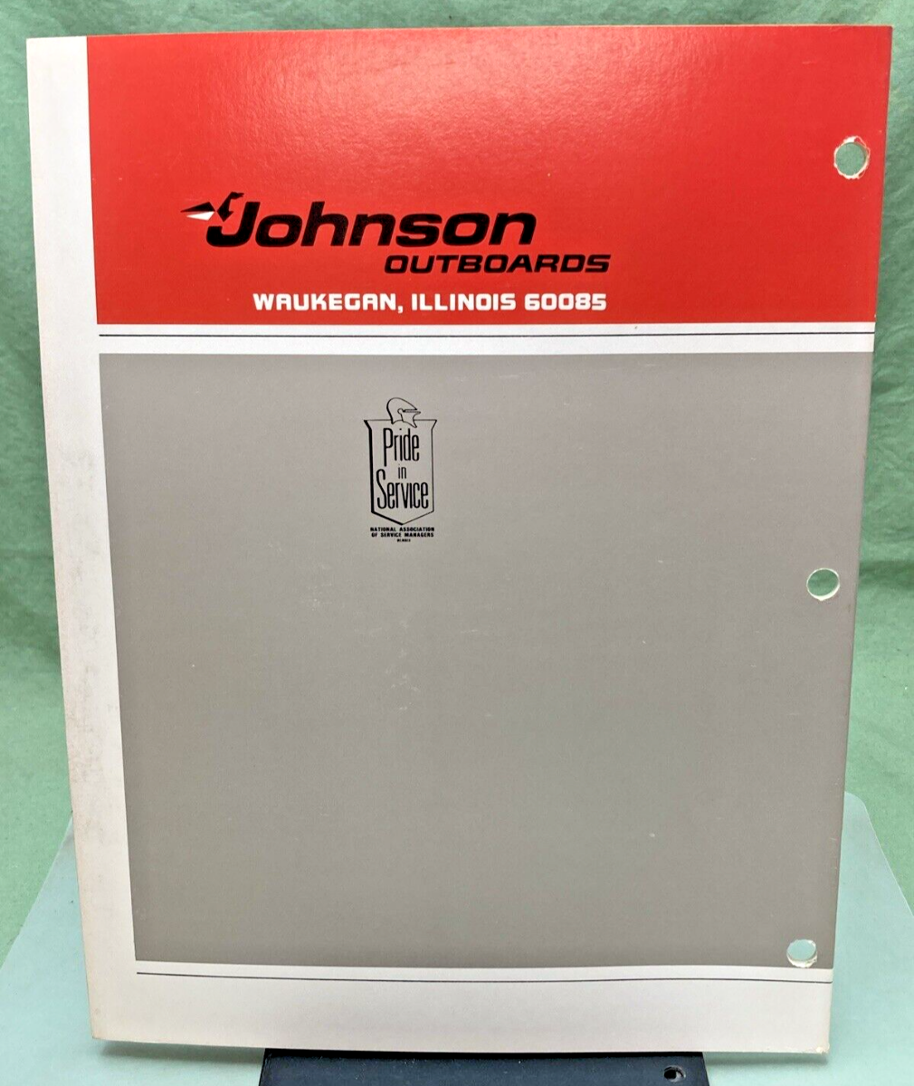 JOHNSON OUTBOARDS JM-7801, JM-7802, JM-7803 SERVICE MANUAL SET 1978