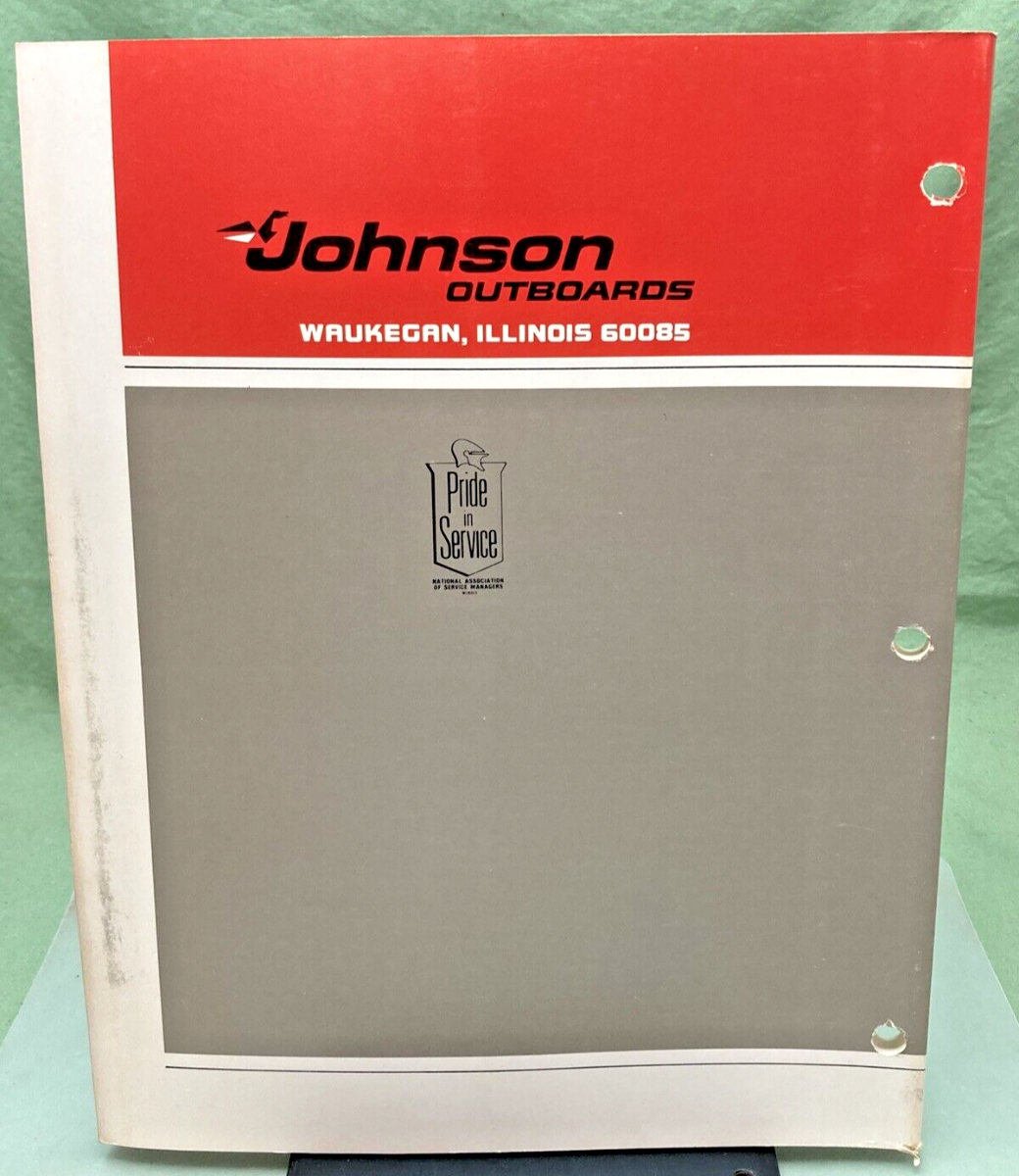 JOHNSON OUTBOARDS JM-7804, JM-7805 SERVICE MANUAL SET 1978