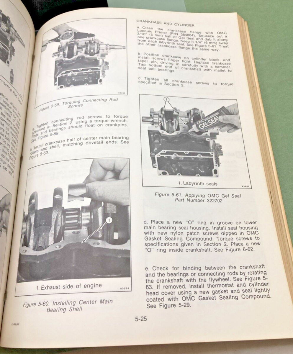 JOHNSON OUTBOARDS JM-7806, JM-7807 SERVICE MANUAL SET 1978