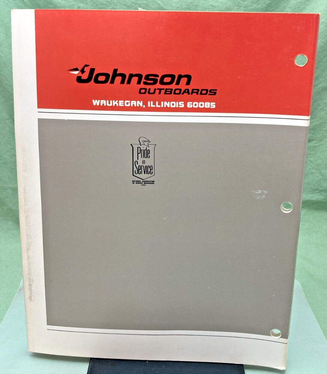 JOHNSON OUTBOARDS JM-7806, JM-7807 SERVICE MANUAL SET 1978