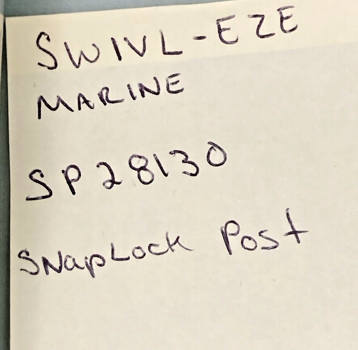 NEW GENUINE SWIVL-EZE MARINE SP28130 SNAP LOCK POST