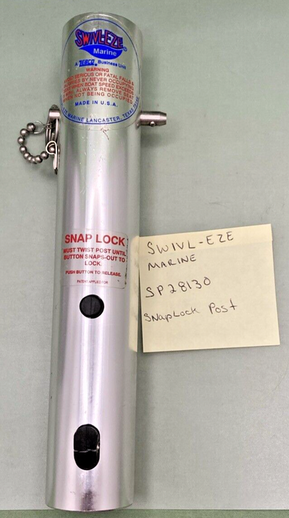 NEW GENUINE SWIVL-EZE MARINE SP28130 SNAP LOCK POST