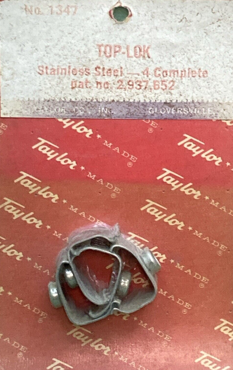 QTY 4 NEW TAYLOR MADE 1347 TOP-LOK STAINLESS STEEL 1" TRIM