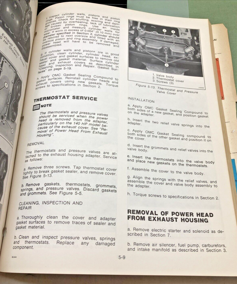 JOHNSON OUTBOARDS JM-7809, JM-7810 SERVICE MANUAL SET 1978