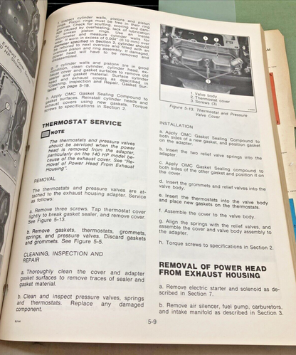 JOHNSON OUTBOARDS JM-7809, JM-7810 SERVICE MANUAL SET 1978