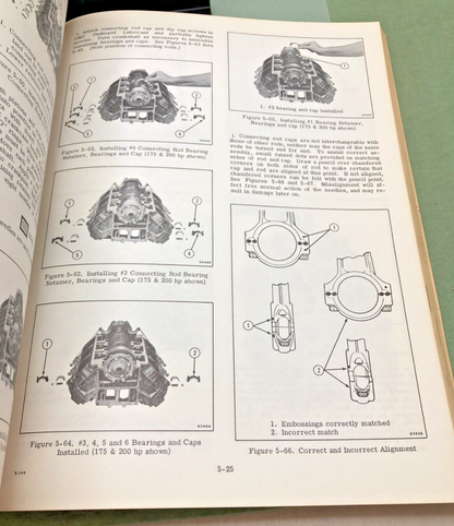 JOHNSON OUTBOARDS JM-7809, JM-7810 SERVICE MANUAL SET 1978
