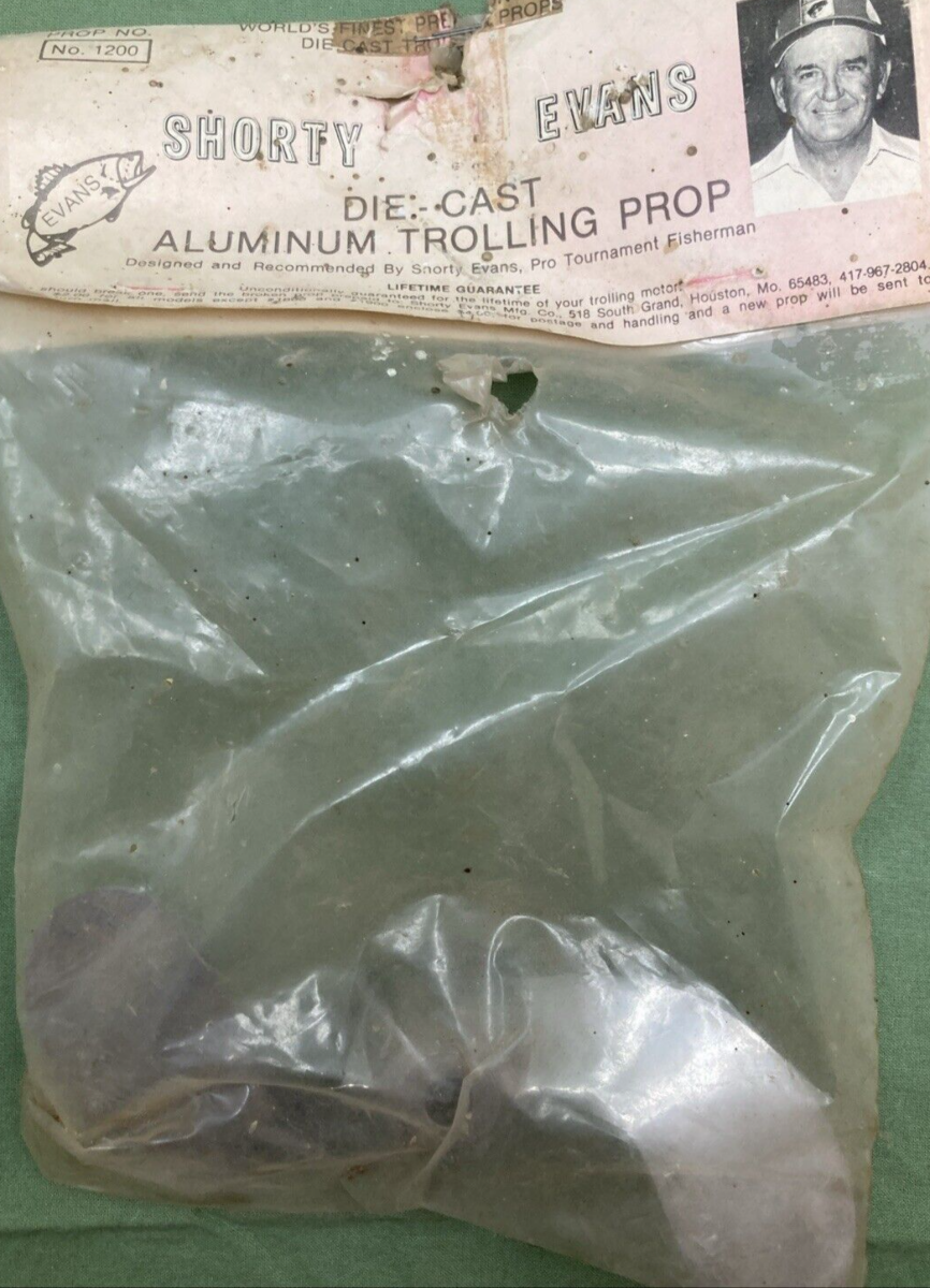 NEW GENUINE SHORTY EVANS 1200 Die-Cast Aluminum Propeller SilverTrol (70-80)