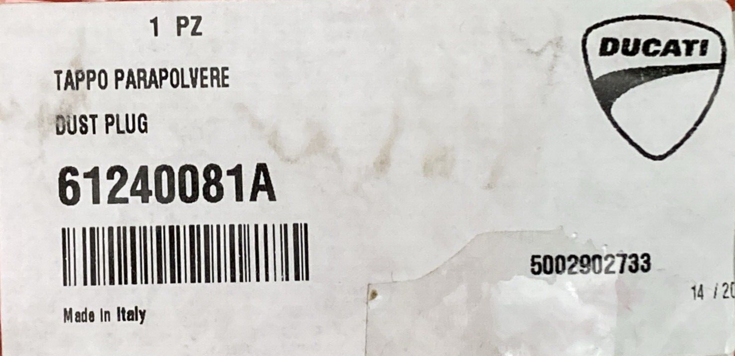 NEW GENUINE DUCATI  61240081A DUST PLUG