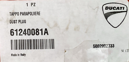 NEW GENUINE DUCATI  61240081A DUST PLUG