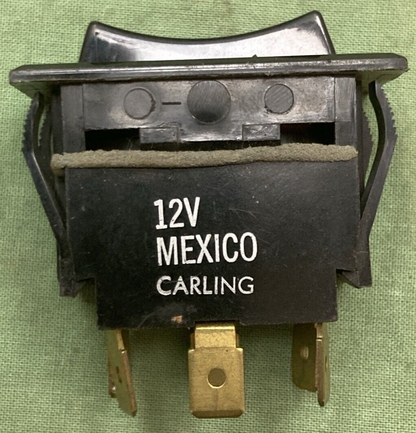 NEW CARLING TECHNOLOGIES TOGGLE SWITCH LIGHTED RED 3 POSITION 12V