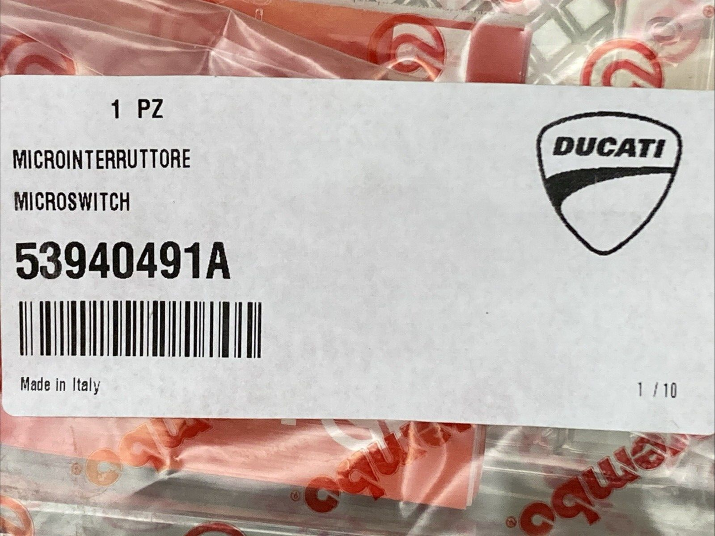 NEW GENUINE DUCATI 53940491A MICROSWITCH